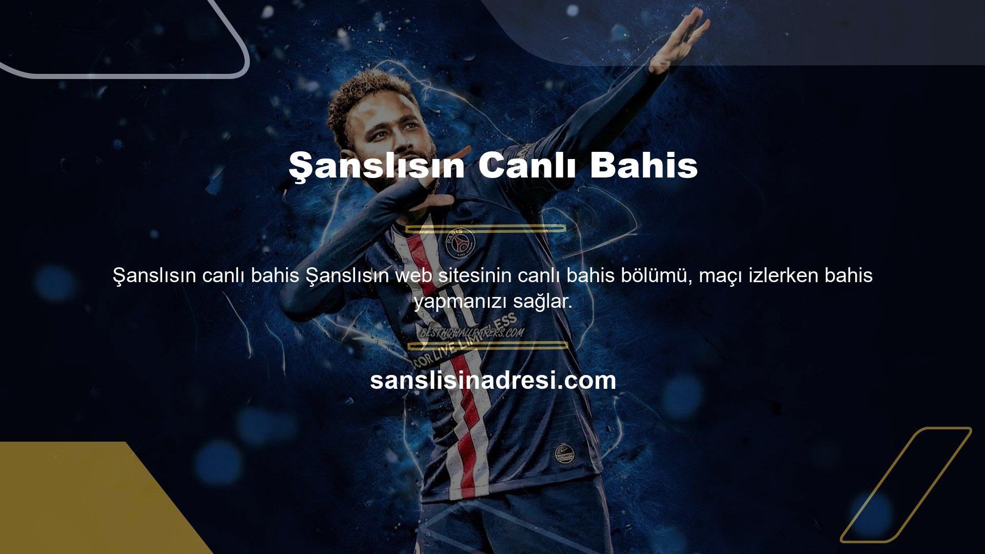 Şanslısın spora bahis oynamayı sever çünkü kolay ve eğlencelidir